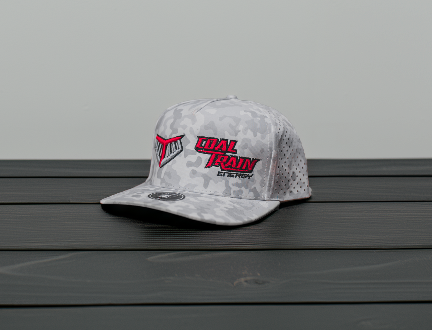 Zapped Blackhawk White Camo Split Logo