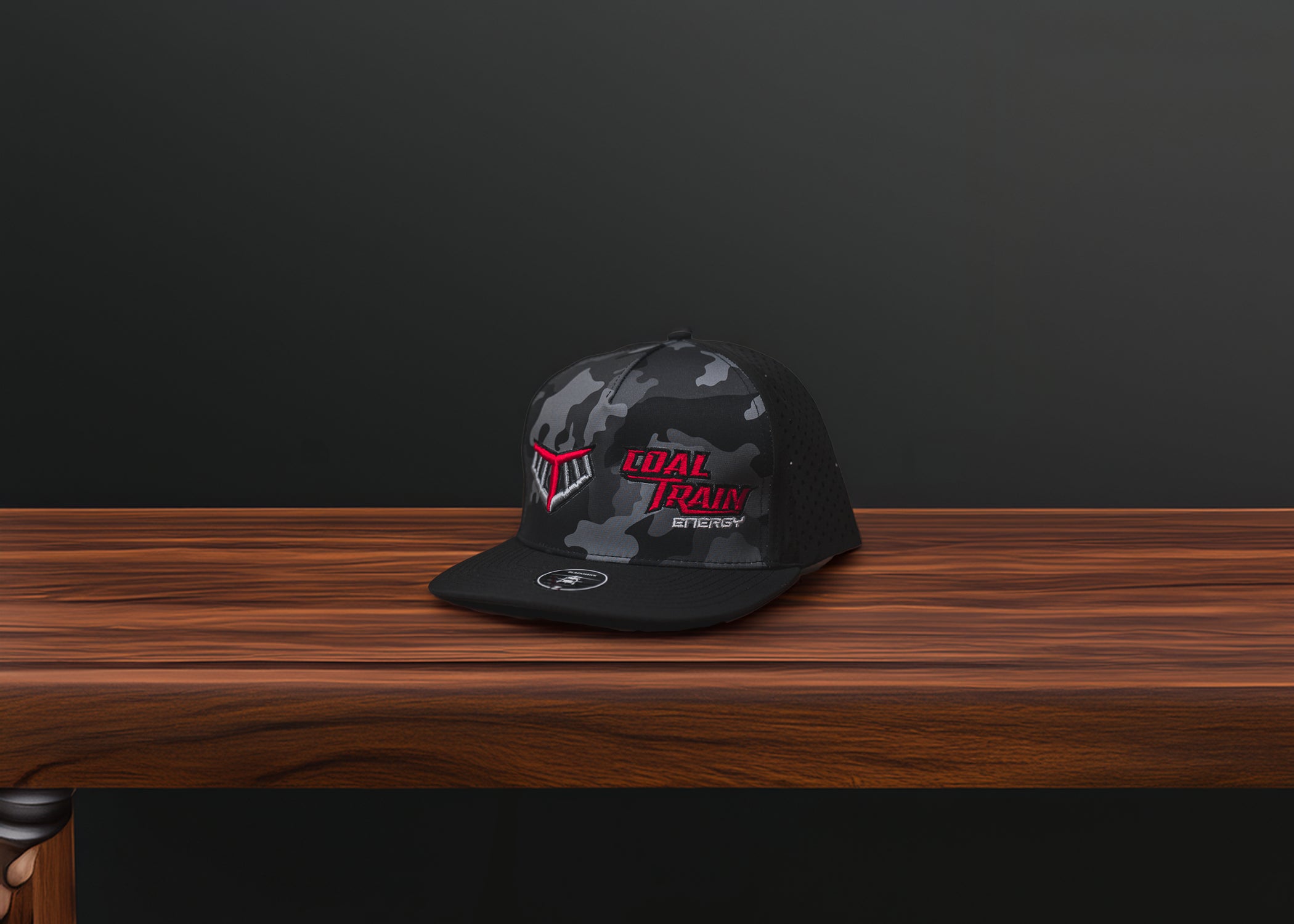Zapped Black Camo Blackhawk Split Logo
