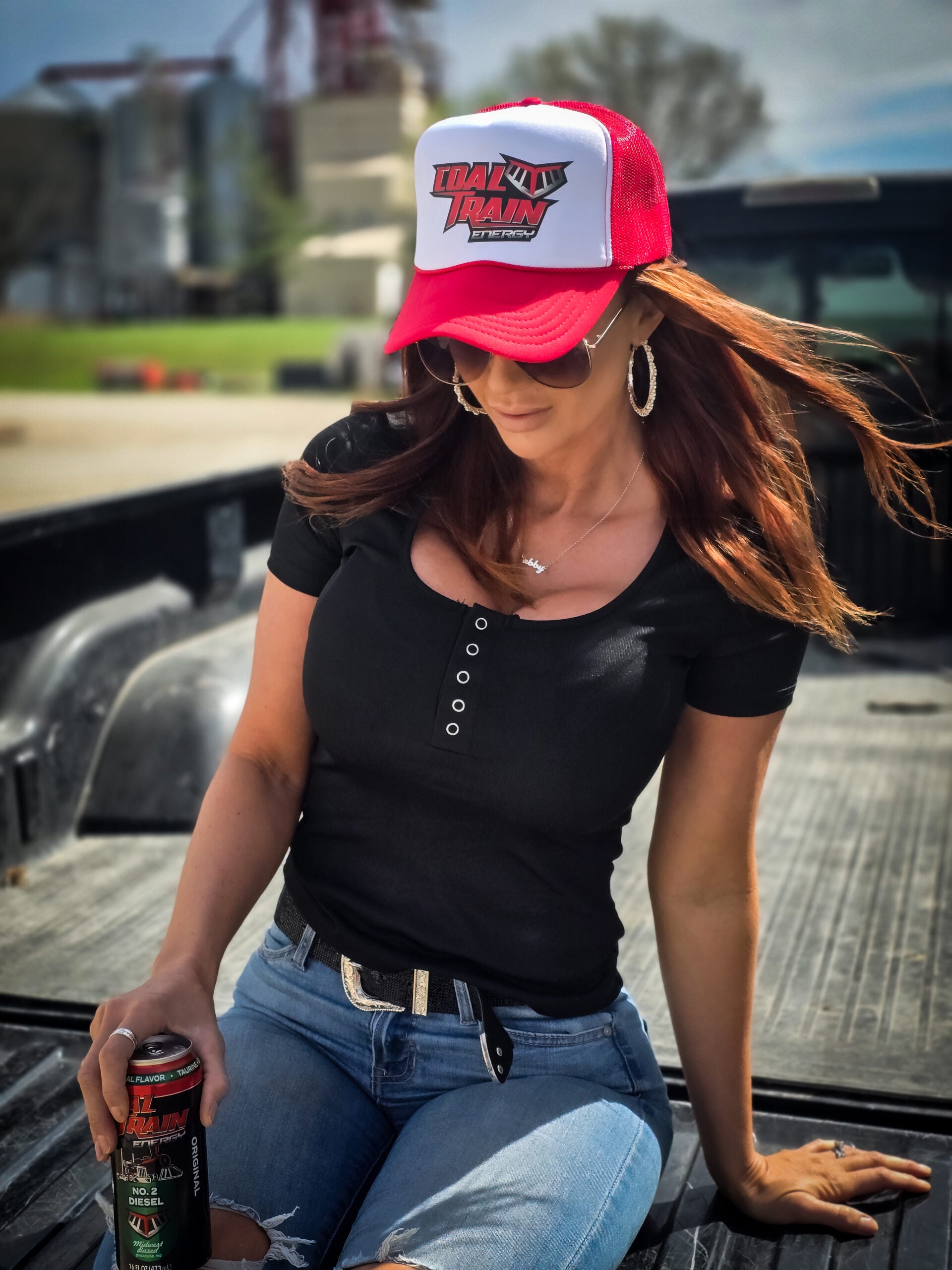 Red Foam Trucker Hat
