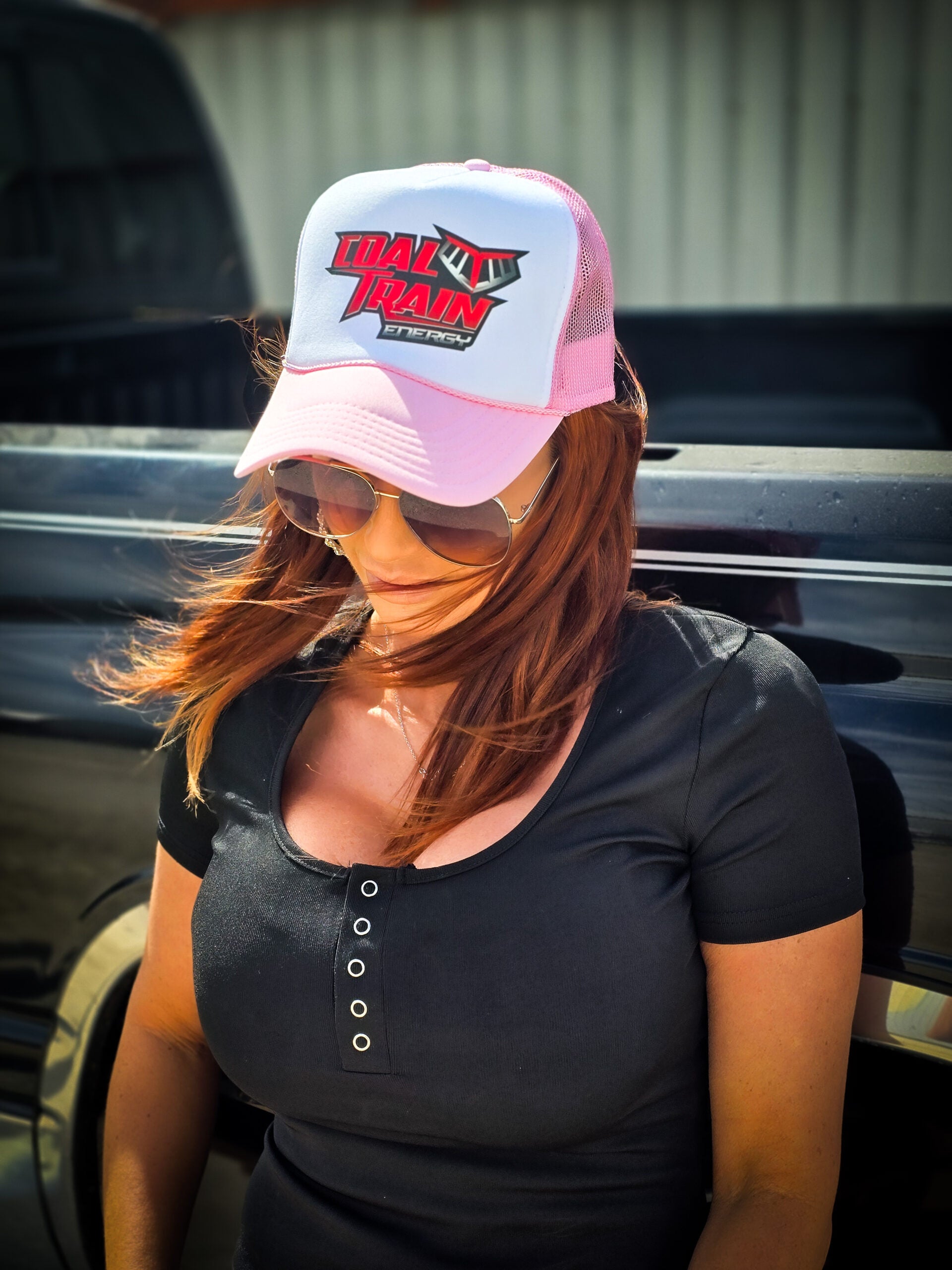 Pink Foam Trucker Hat