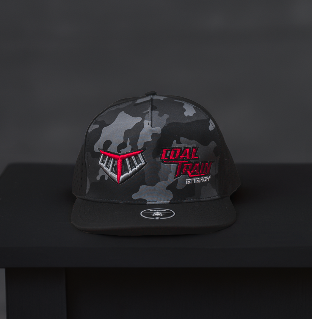 Zapped Black Camo Blackhawk Split Logo