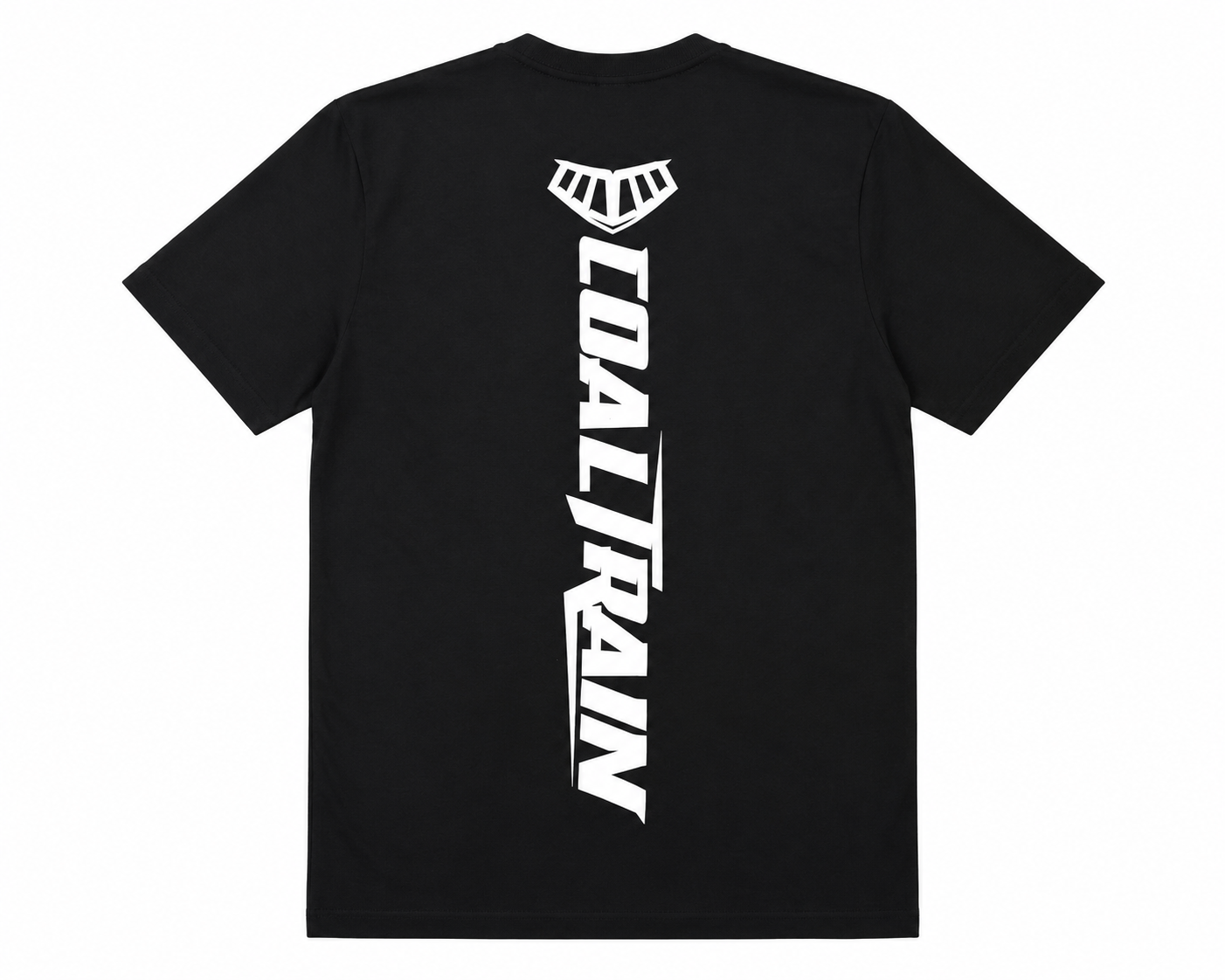 Black Vertical Coal Train Logo
