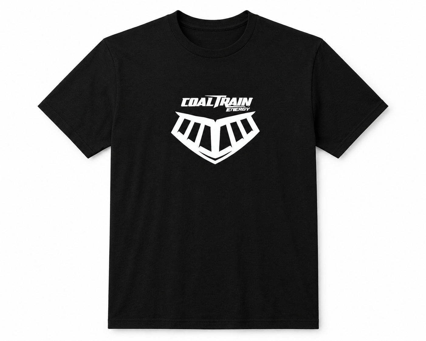 Black Vertical Coal Train Logo