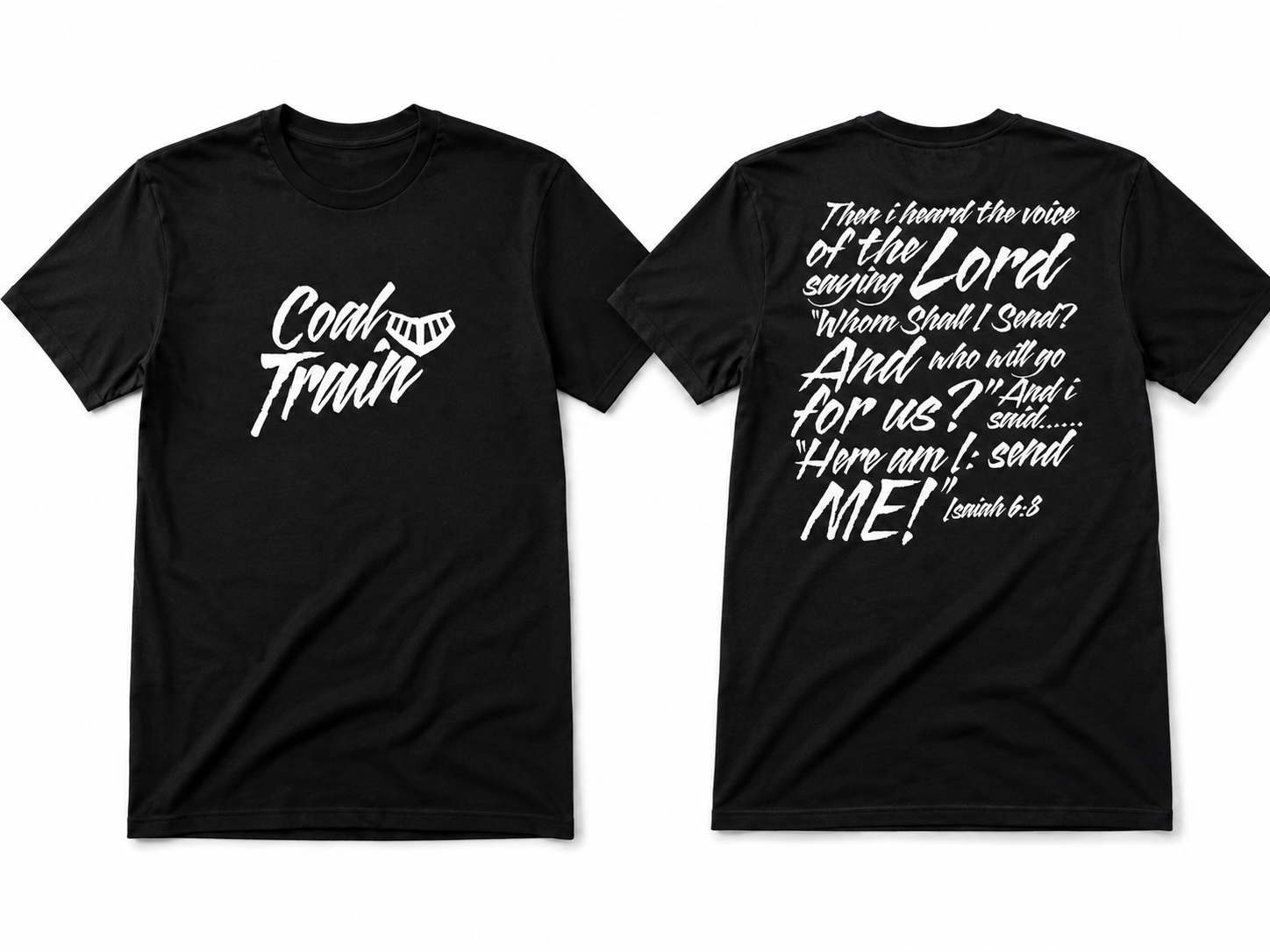 Isaiah 6:8 Black Tshirt