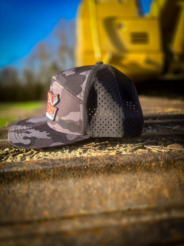 Black Camo Zapped Osprey PVC Patch Hat - Image 3